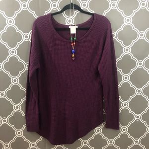 Sweet Romeo purple knit Sweater size XL